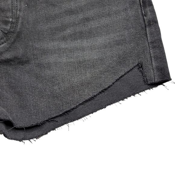 Agolde Parker Cut Off Denim Shorts in Black Size 26 NWT - Picture 6 of 8